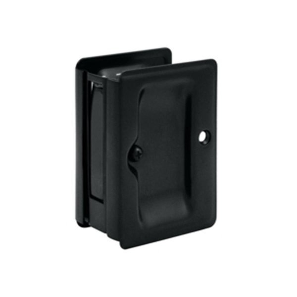 3.25 x 2.25 in. Passage Heavy Duty Adjustable Pocket Lock, Black - Solid, Dendesigns, Mfr#: DE2667254